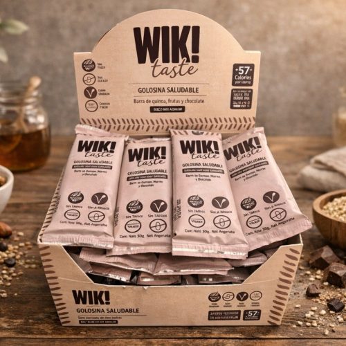 BARRA CEREAL QUINOA Y CHOCOLATE WIK x 20u.